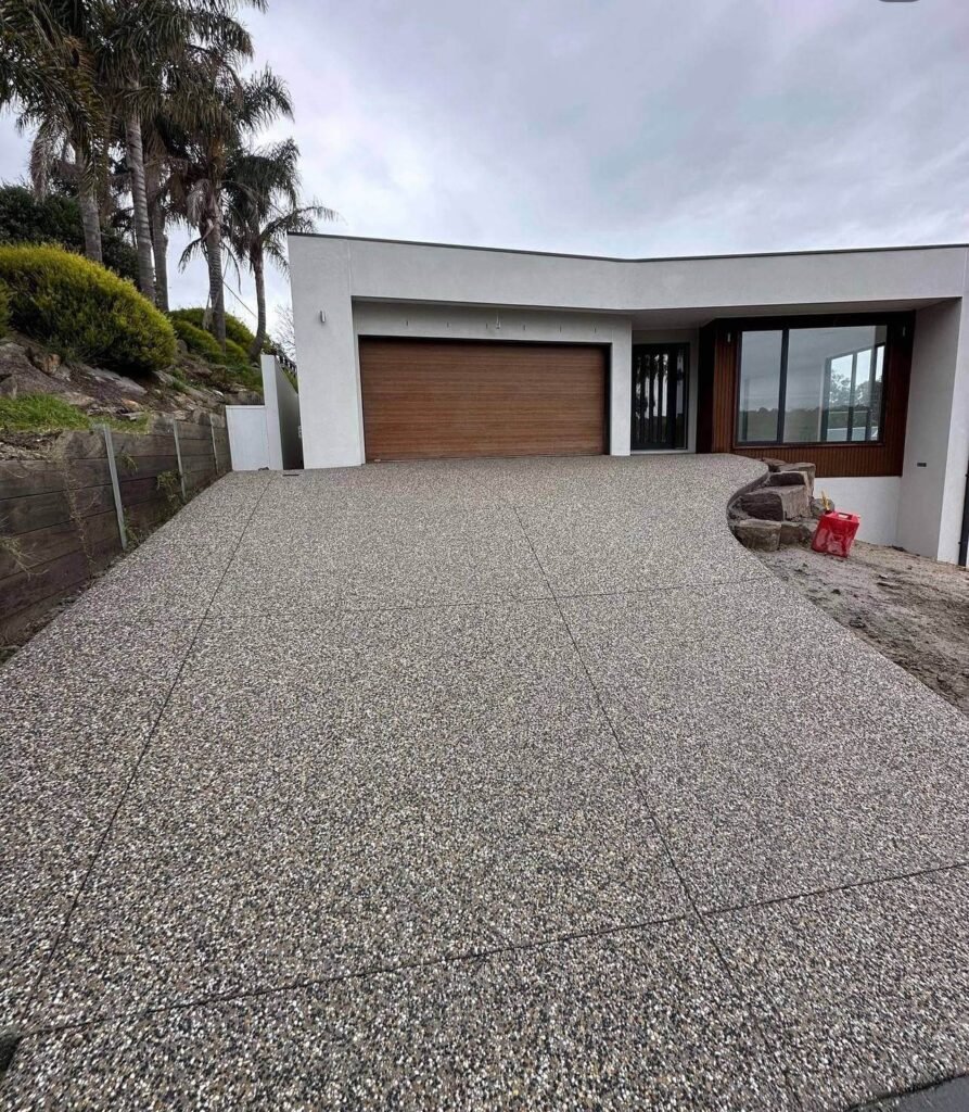 Exposed Aggregate Concrete Driveway El Paso