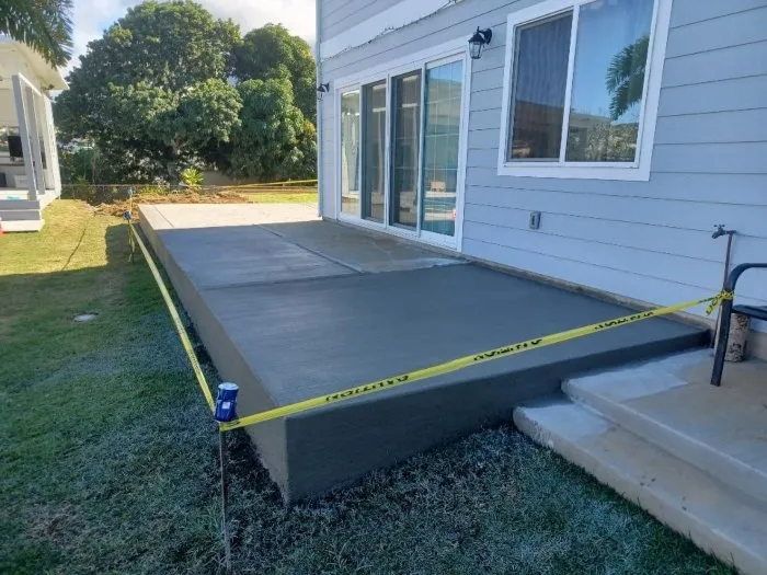 New Concrete Patio Vinton