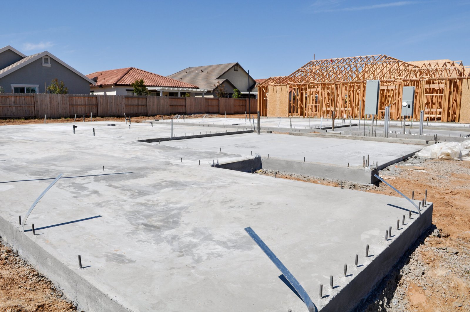 Concrete slab construction Fort Bliss, El Paso Texas