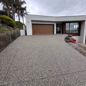 Exposed Aggregate Concrete Driveway El Paso